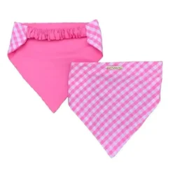 La Plaquita Bandana Personalizable Reversible Rosada + Colette