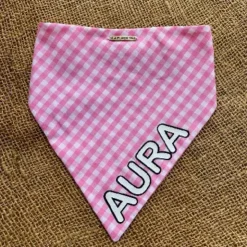La Plaquita Bandana Personalizable Reversible Azul + Colette