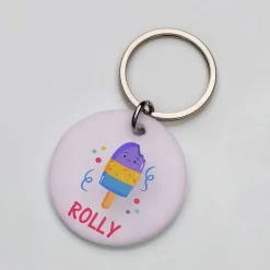 La Plaquita Placa de Identificacion Personalizada Helado - Coleccion de Verano