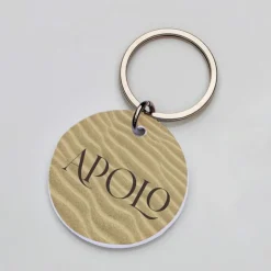 La Plaquita Placa de Identificacion Personalizada Arena - Coleccion Summer Naturals