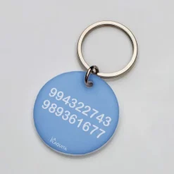La Plaquita Placa de Identificacion Personalizada Cielo - Coleccion Summer Naturals