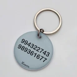 La Plaquita Placa de Identificacion Personalizada Acqua - Coleccion Summer Naturals