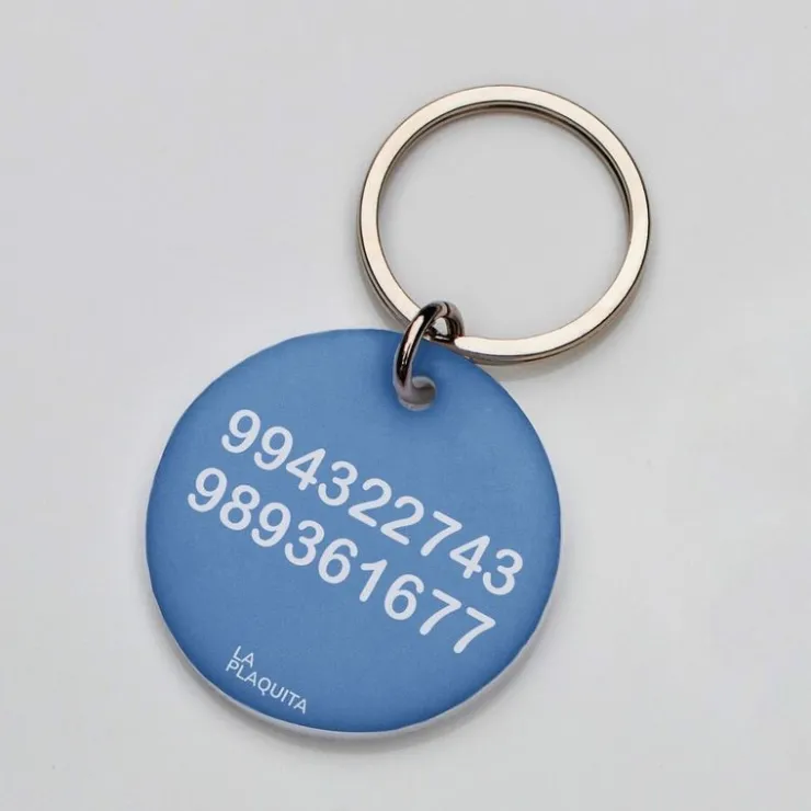 La Plaquita Placa de Identificacion Personalizada Cangrejo - Coleccion de Verano