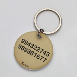 La Plaquita Placa de Identificacion Personalizada Arena - Coleccion Summer Naturals