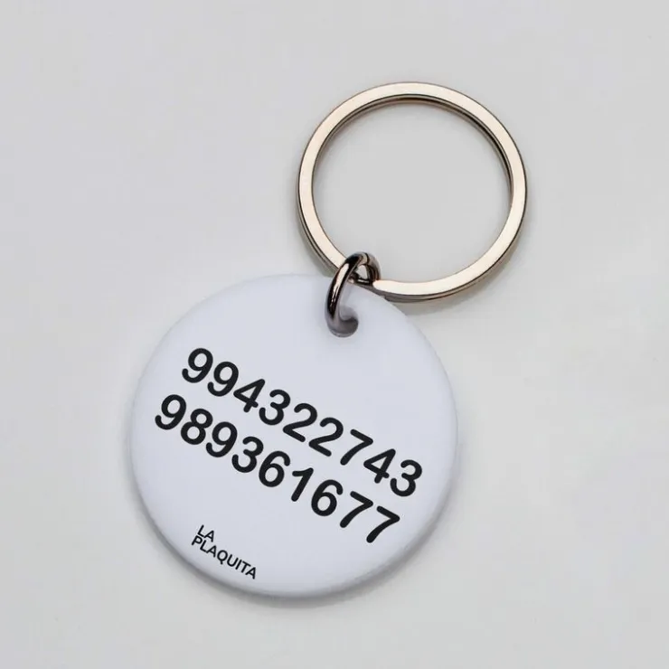 La Plaquita Placa de Identificacion Personalizada Confetti - Coleccion de Verano