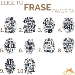 La Plaquita Taza Cat Lover Personalizada con Foto y Frase