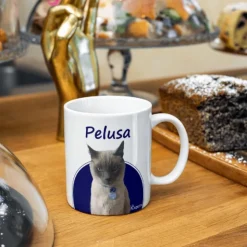 La Plaquita Taza Cat Lover Personalizada con Foto y Frase