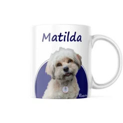 La Plaquita Taza Dog Lover Personalizada con Foto y Frase