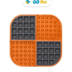LICKIMAT Slomo Orange Dog - Perro - Naranja