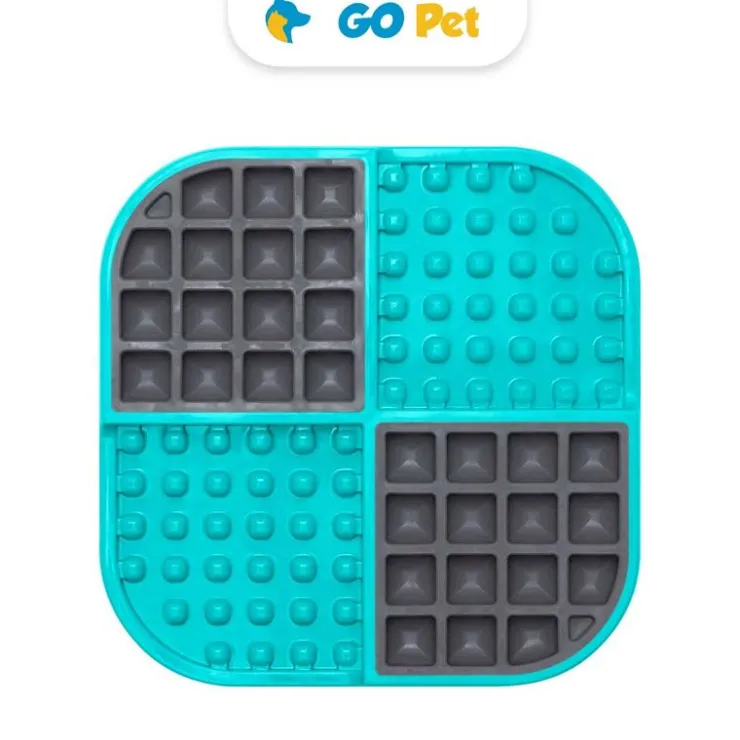 LICKIMAT Slomo Turquoise Dog - Perro - Turquesa