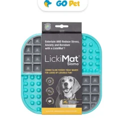 LICKIMAT Slomo Turquoise Dog - Perro - Turquesa