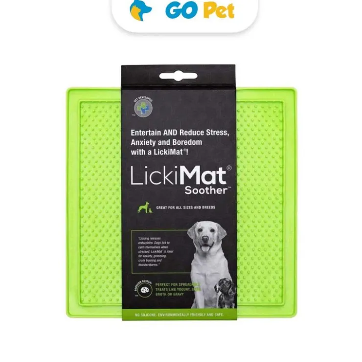 LICKIMAT Soother Green Dog - Perro - Verde