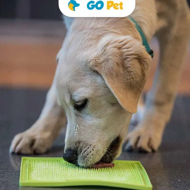 LICKIMAT Soother Green Dog - Perro - Verde