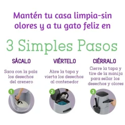 LITTER GENIE Pail - Contenedor de Desechos de Gatos