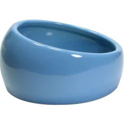 Living World Plato Ergonómico Cerámico Grande Azul