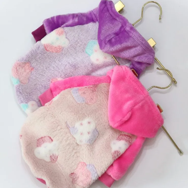 LOLALU PETS Hoodie de Felpa Diseño Cupcake