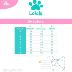 LOLALU PETS Suéter de Hilo