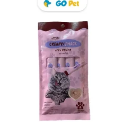 LOPETS Creamy Snack Atún Bonito para Gatos 15 Gr x 4 Und