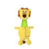 GIGWI Ludipek Juguete para Perros Lion-Plush con Cuello TPR
