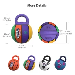 GIGWI Ludipek Jumball Pelota de Basketball con Mango de Goma