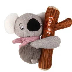 GIGWI Ludipek Peluche de koala con Chirriador y Bolsa de Premios