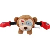GIGWI Ludipek Rock Zoo King Boxer Monkey con Squeaker