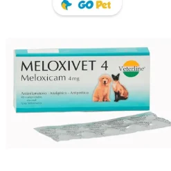 VETERLINE Meloxivet 4 mg X 1 Blister (10 und) - Antiinflamatorio, Analgésico y Antipirético