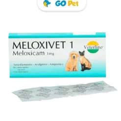VETERLINE Meloxivet 1 mg X 1 Blister (10 und) - Antiinflamatorio, Analgésico y Antipirético