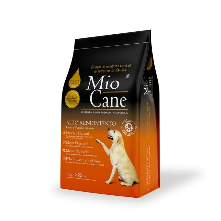 Mio Cane Super Premium Alto Rendimiento 4 Kg