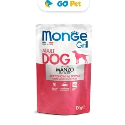 MONGE Canine Grill Res Pouch 100 Gr