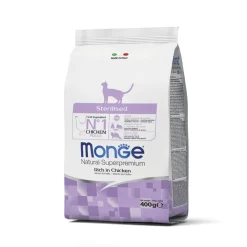 MONGE Feline Sterilised - Felino Esterilizado 400 g