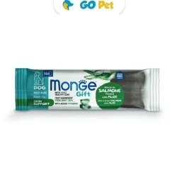 MONGE Gift Meat Bars Skin Support Dog 40 Gr - Cuidado de la Piel - Salmón con Aloe