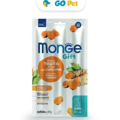 MONGE Gift Sticks Mobility Support Dog 45 Gr - Soporte Articular - Trucha con Cúrcuma