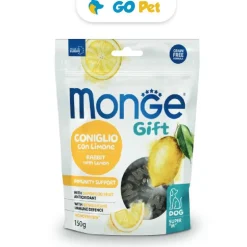 MONGE Gift Super "M" Immunity Support Dog 150 Gr - Soporte Inmunitario - Conejo con Limón