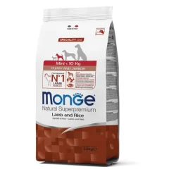 MONGE Puppy Mini - Cachorro Mini Cordero y Arroz 2.5 Kg