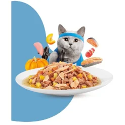 Moochie Cat Benefits Weigth Control Pouch 70 Gr - Control de Peso - Salmón
