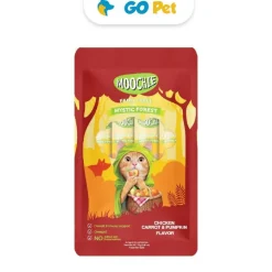 Moochie Chicken, Carrot & Pumpkin 15 Gr x 5 Und - Snack para Gato Sabor Pollo, Zanahoria y Calabaza