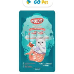 Moochie Tuna & Lobster 15 Gr x 5 Und - Snack para Gato Sabor Atún y Langosta