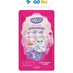 Moochie Tuna & Salmon 15 Gr x 5 Und - Snack para Gato Sabor Atún y Salmón