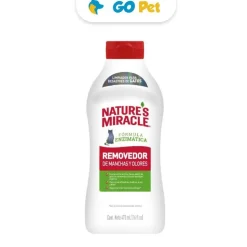 NATURE'S MIRACLE Natures Miracle Removedor de Manchas y Olores de Gato 473 Ml