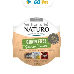 Naturo Gato Adulto Mousse de Salmón 85 gr