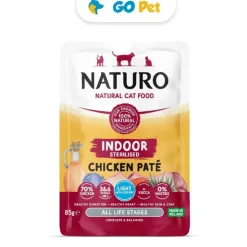 Naturo Paté de Pollo Esterilizado - Indoor Pouch 85 Gr