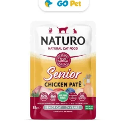 Naturo Paté de Pollo para Gato Senior Pouch 85 Gr