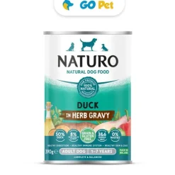 Naturo Perro Adulto Pato con Frutas y Vegetales - Libre de Gluten y Granos 390 gr