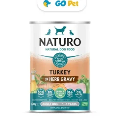 Naturo Perro Adulto Pavo con Frutas y Vegetales - Libre de Gluten y Granos 390 gr