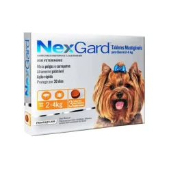 Nexgard 11.3 mg Perros (2 Kg a 4 Kg) x 3 Tabletas