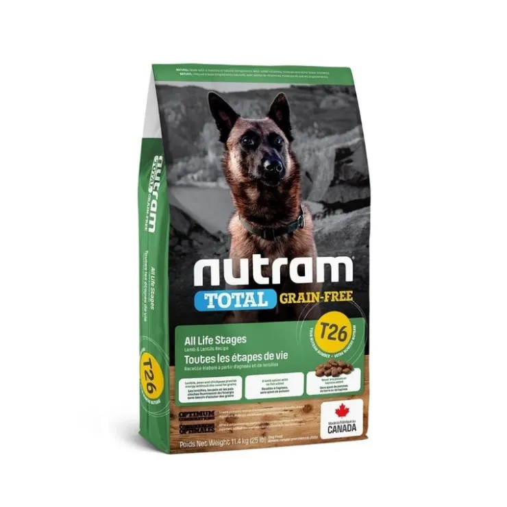 Nutram T26 Total Grain-Free Allergy Lamb 2 Kg - Libre de Grano - Alergia - Cordero