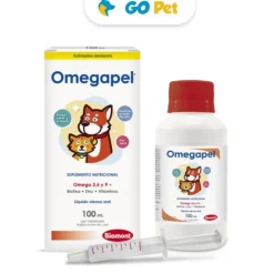 Biomont Omegapel 100 Ml - Suplemento Nutricional para Perros y Gatos