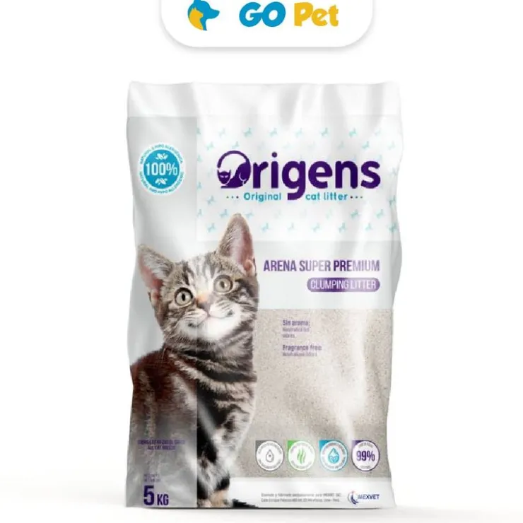 Origens Arena Super Premium para gatos sin aroma 5 Kg