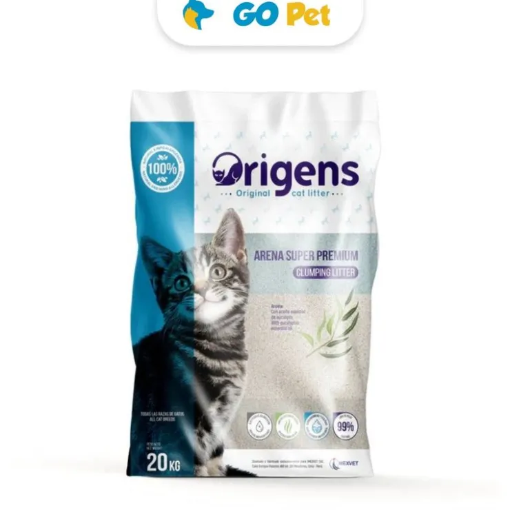 Origens Arena Super Premium para gatos con aroma a Eucalipto 20 Kg